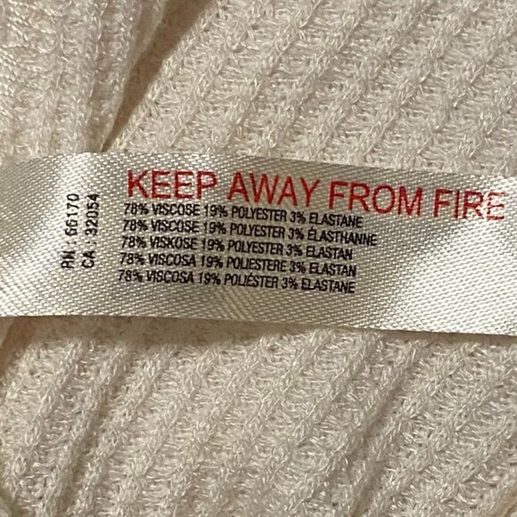 Antropologie Daily Practice Cream Sweater Size Med - Picture 5 of 5